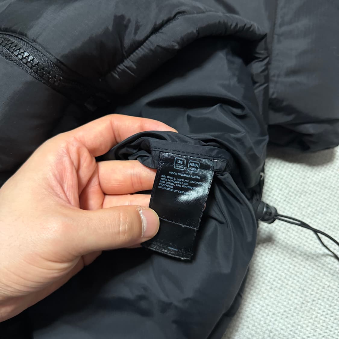 노스페이스 700 눕시 패딩 상품이미지3