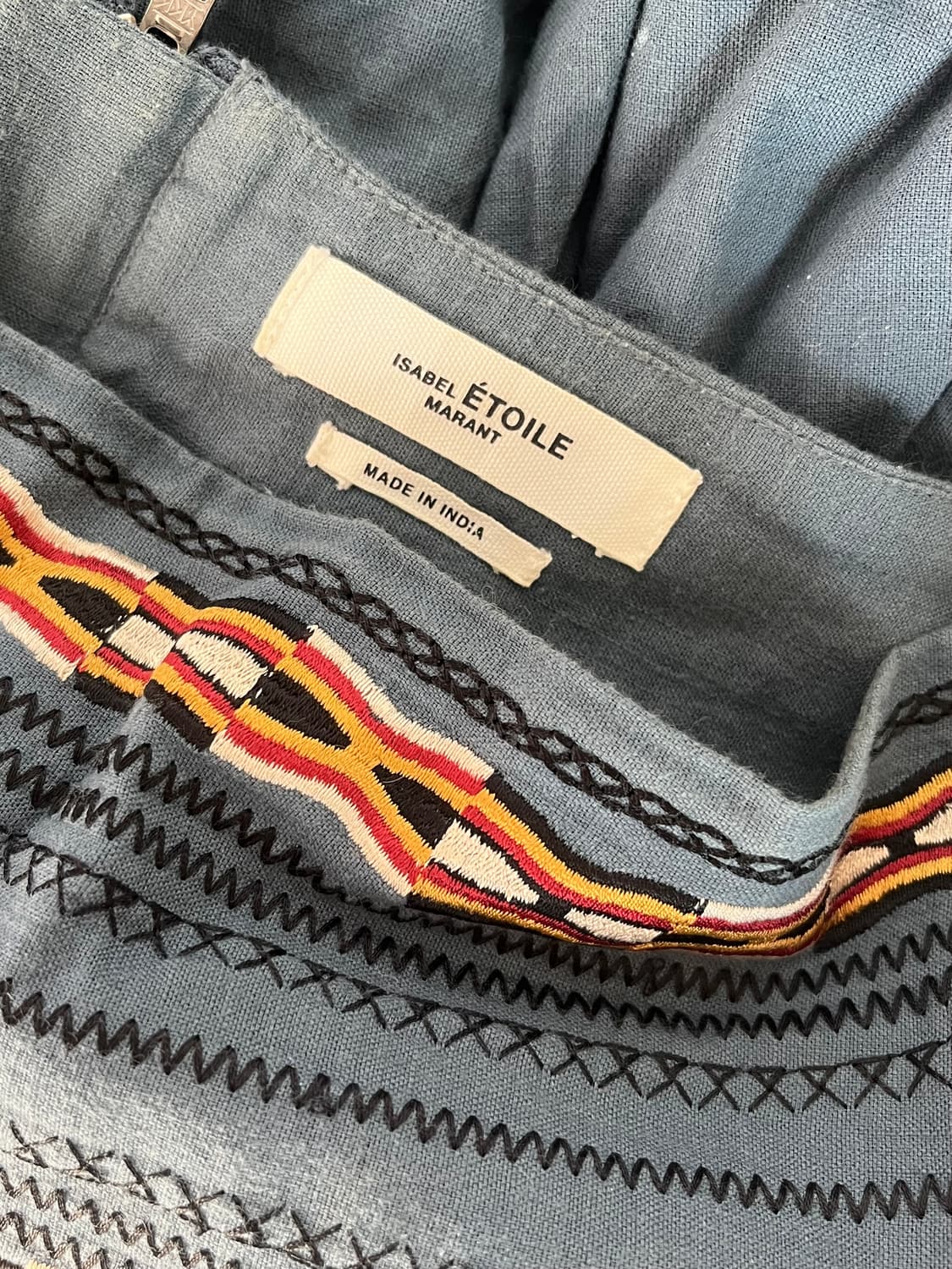 이자벨마랑 브리다 자수 스커트 상품이미지5