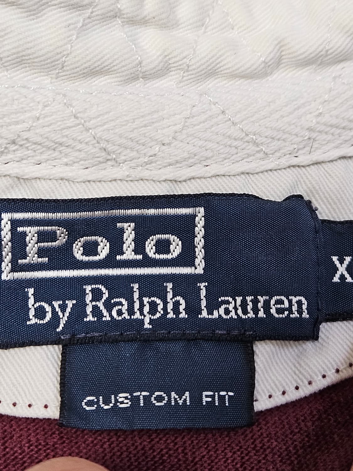 00s 미국 빈티지 폴로랄프로렌 스트라이프 럭비티 커스텀핏 XL 상품이미지3