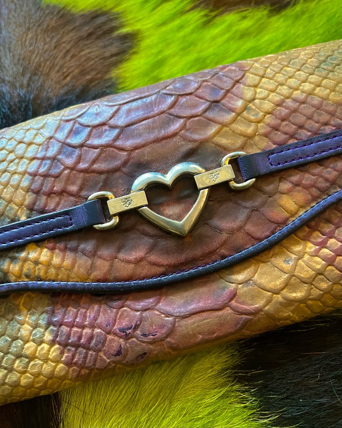 90-00s VIGEVANO Leather Python Wallet 상품이미지3