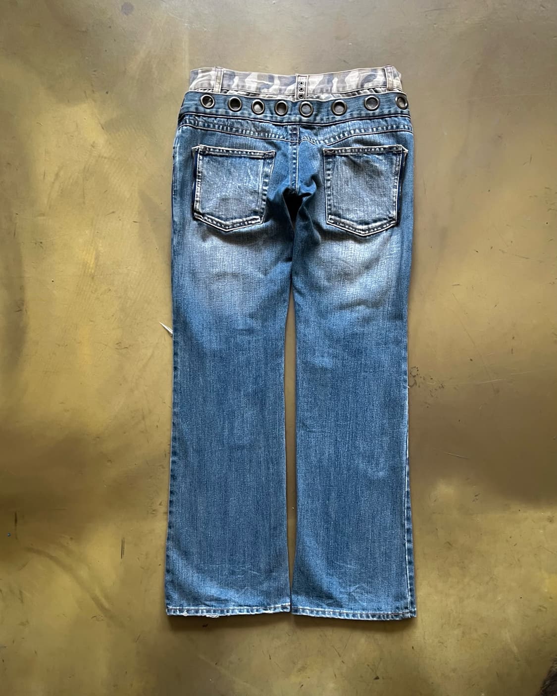 2000s Midas Camo Docking Layered Denim 상품이미지9