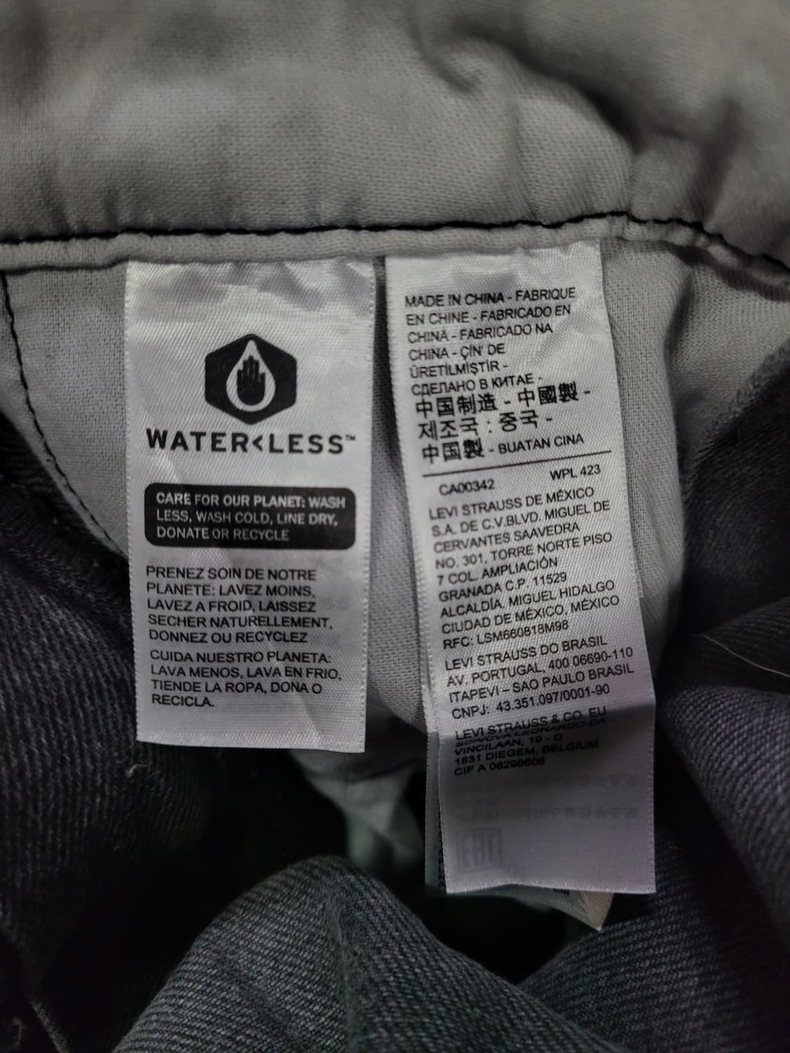 리바이스 빈티지 흑청 와이드 데님 오버롤 점프슈트 상품이미지8