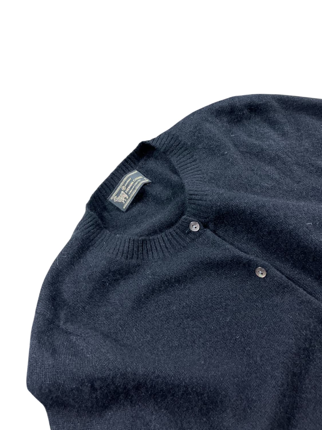 100% Cashmere 검정 가디건  상품이미지3