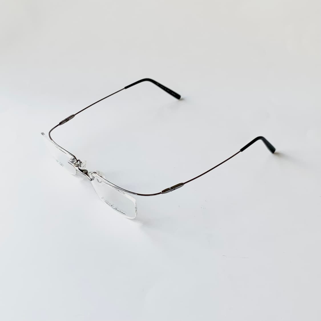 763 데드스탁 클립온 마그네틱 스퀘어 오벌 블랙 초경량 빈티지안경 선글 상품이미지4