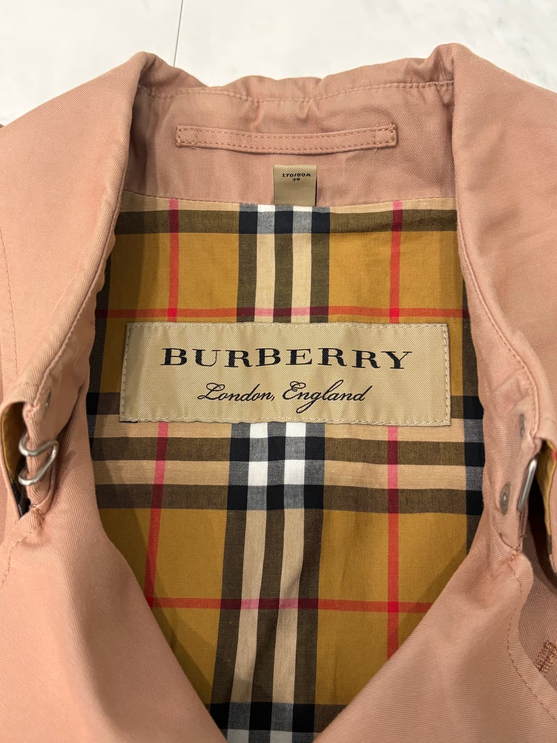 burberry vintage aldeby trench coat 상품이미지4