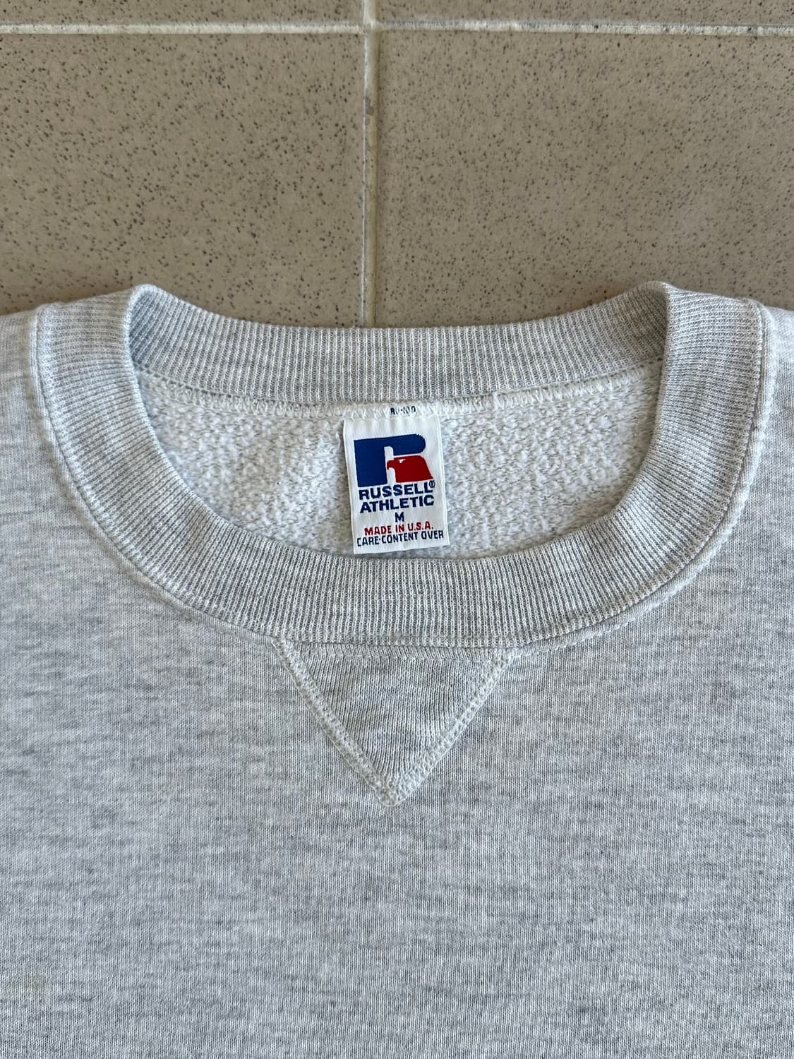 90s 빈티지 러셀 스웻셔츠 그레이 M USA 상품이미지5