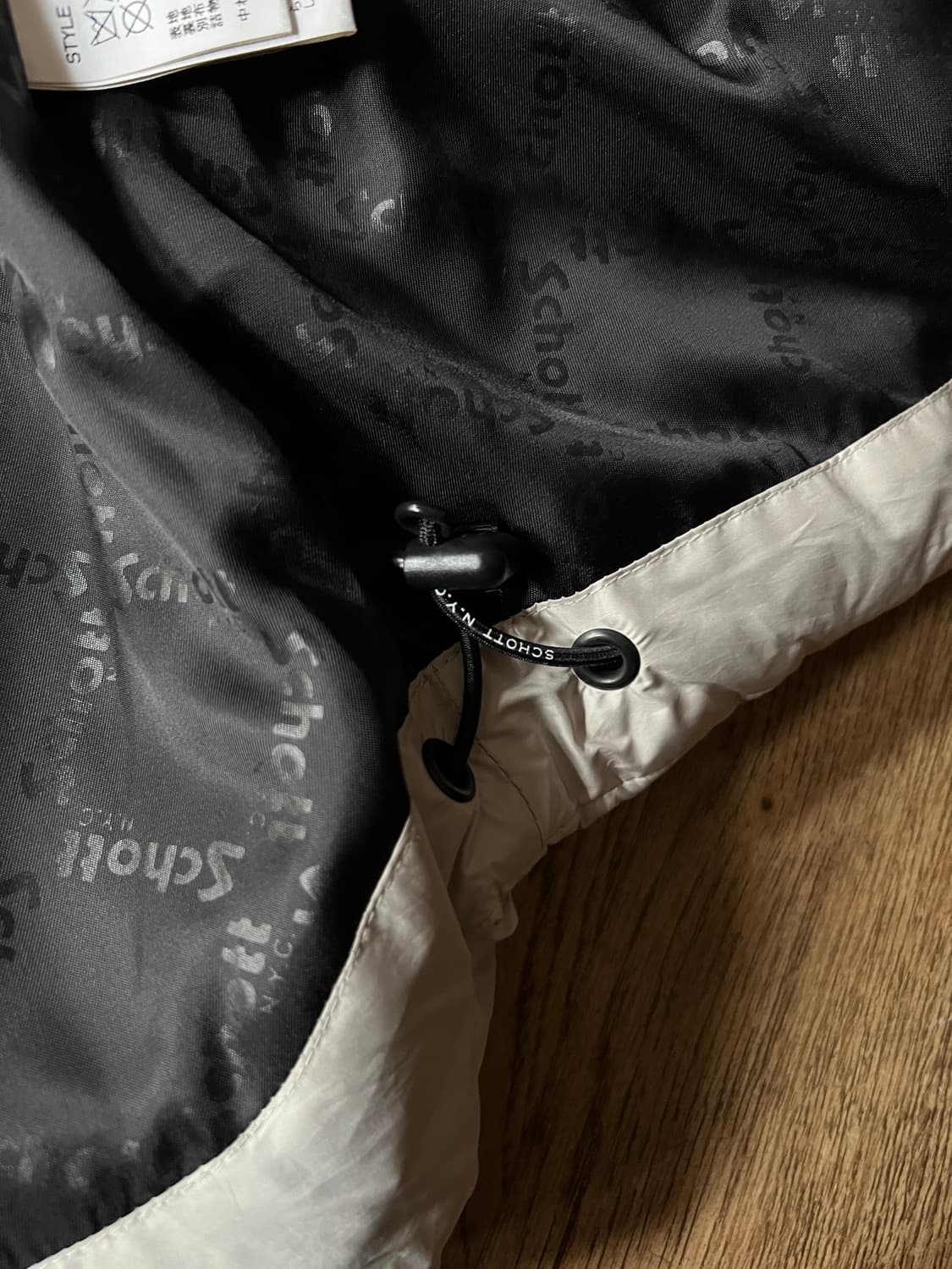 [L]SCHOTT DOWN 쇼트 헤리티지 다운 베스트 상품이미지8