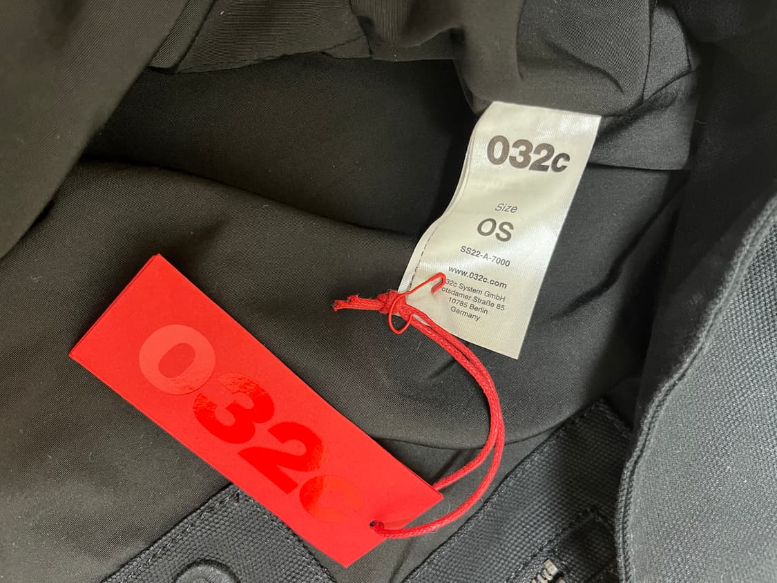 032c 위켄드 백 블랙 상품이미지4