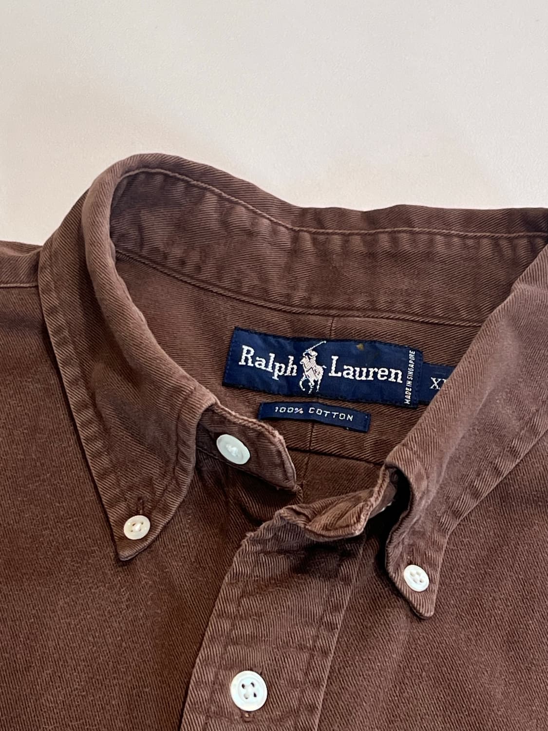 폴로랄프로렌 브라운 코튼 셔츠 상품이미지2