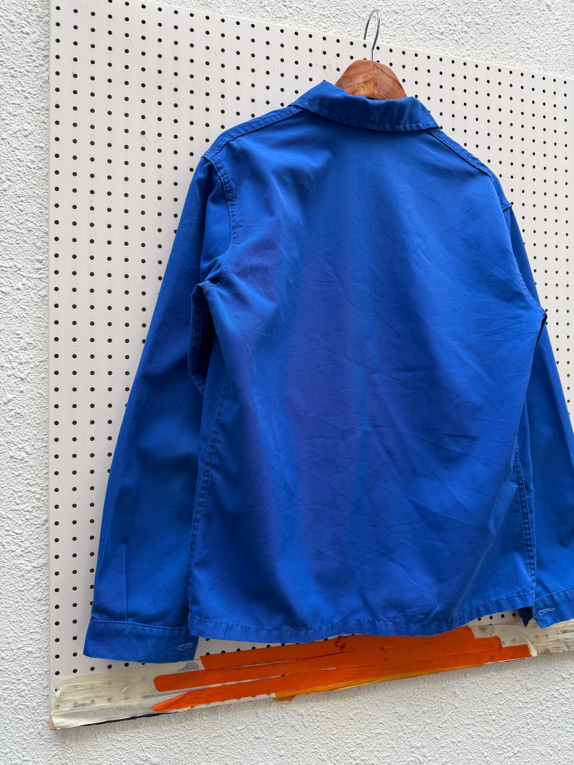 WASHED BLUE OLD VINTAGE FRENCH 프렌치워크자켓 상품이미지10