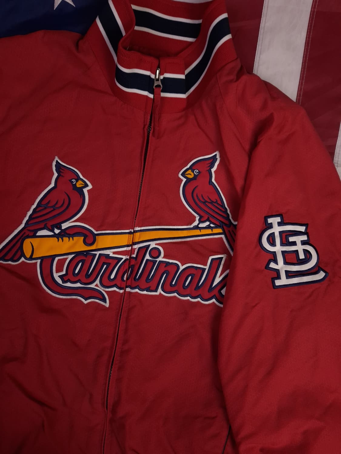 오리지날 마제스틱 세인트루이스 카디널스 스타디움 자켓 상품이미지3