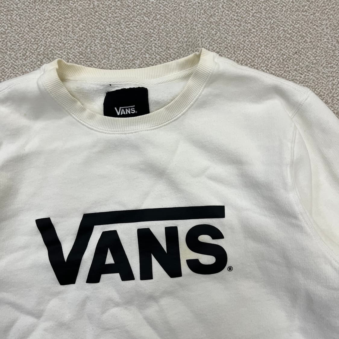 [M] 반스 빅로고 플리스 크루 맨투맨 스웻셔츠 0105M1 상품이미지6