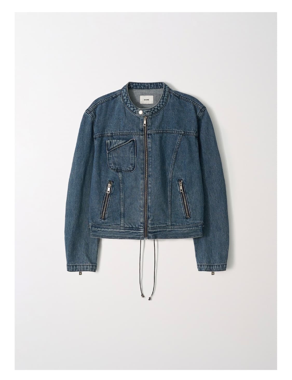RHEME 리임 크롭 데님자켓 빈티지블루 상품이미지3