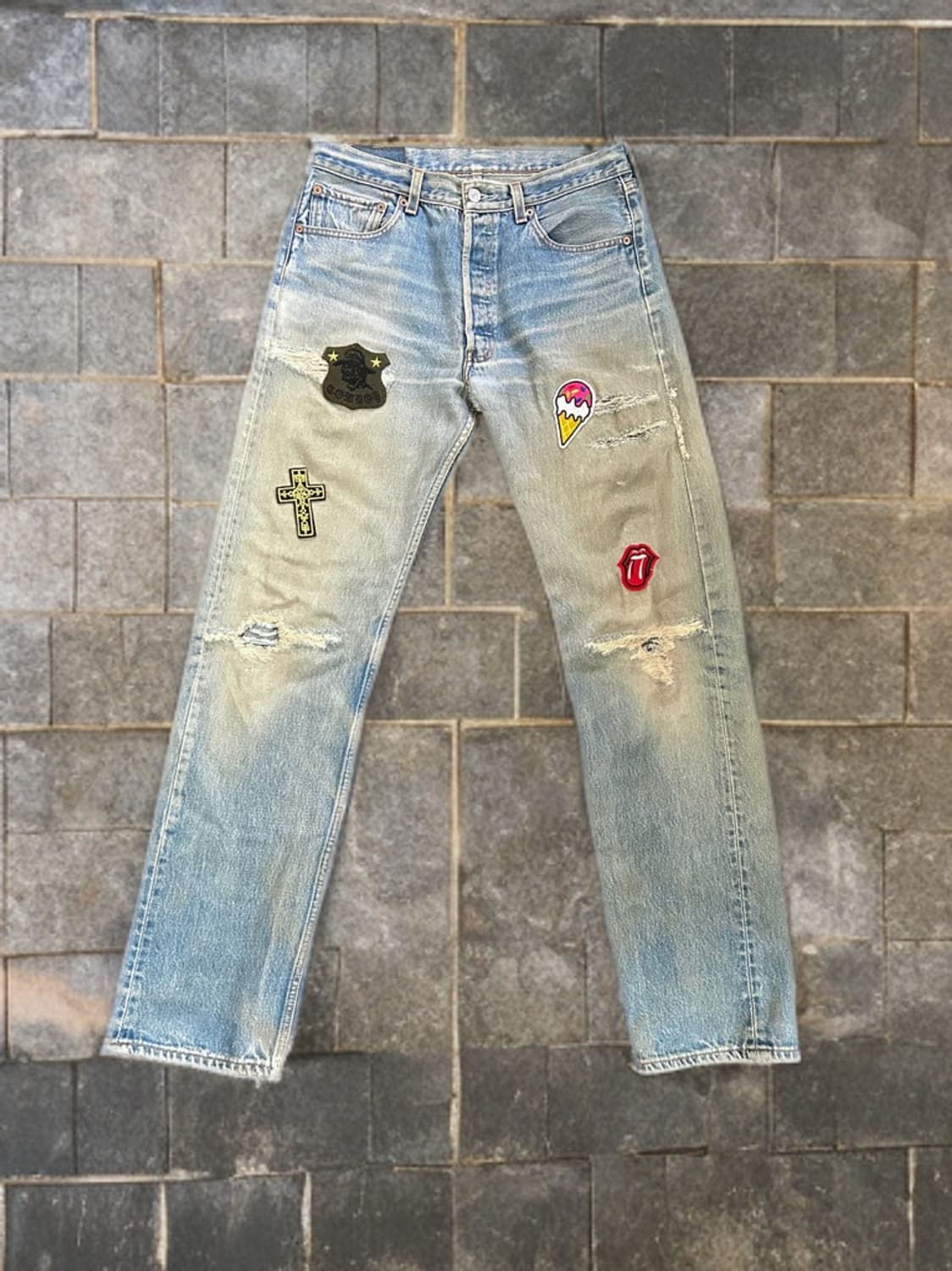 00s 리바이스 501xx 패치워크 Made in Mexico 상품이미지1