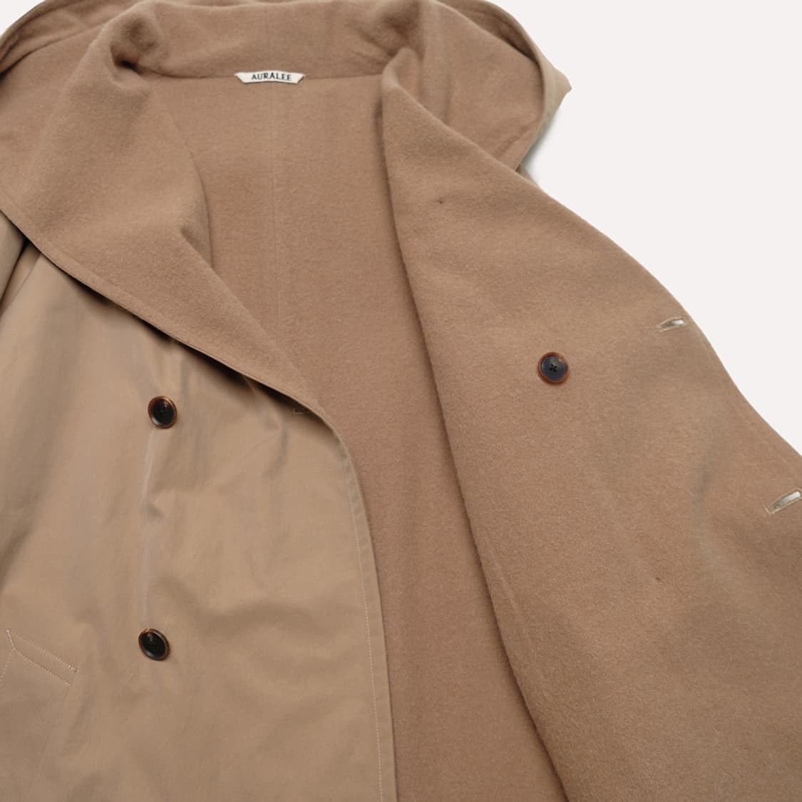 finx hard twist gabardine hooded double  상품이미지7