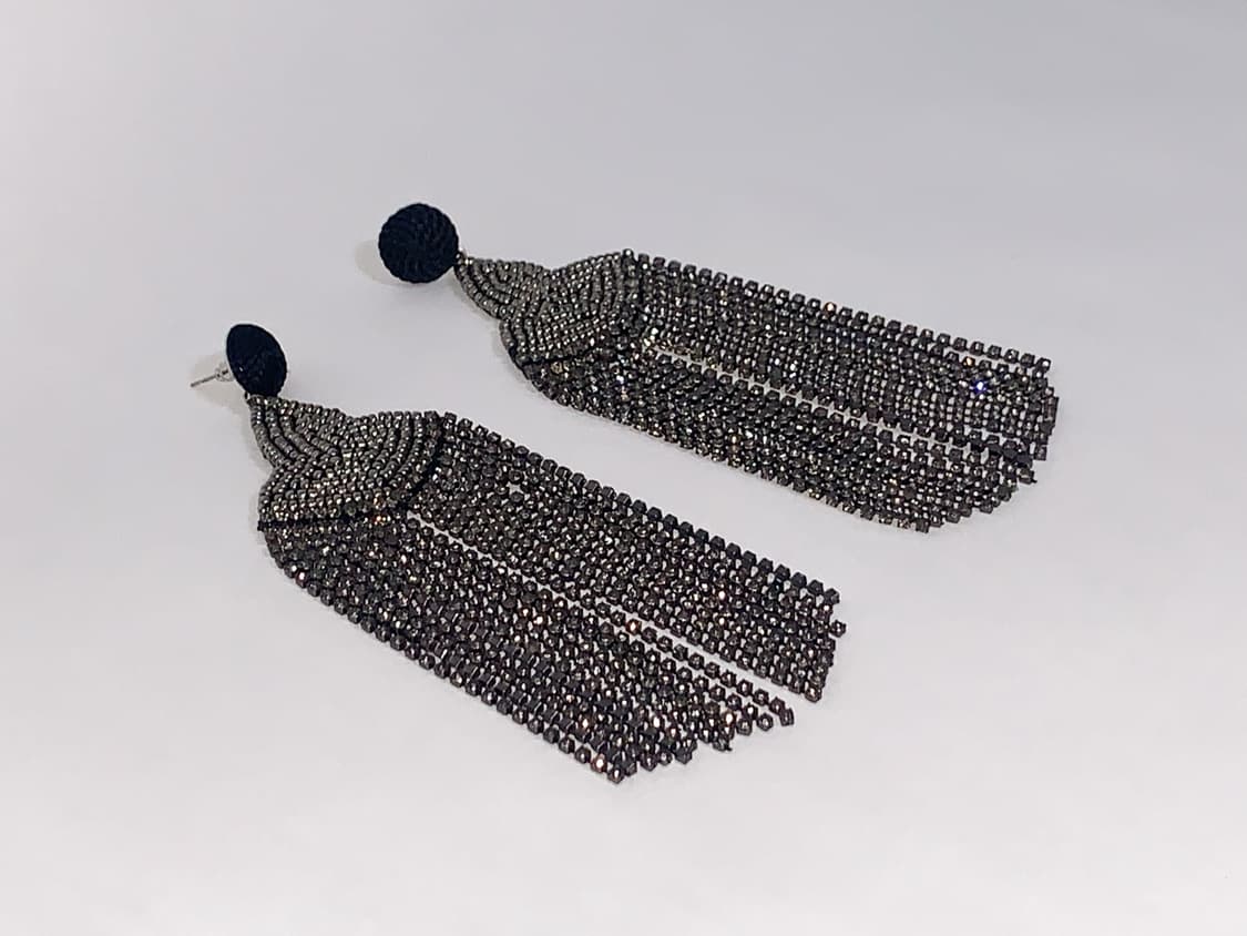 MSGM 로고 프린트 반팔 면 티셔츠 (S) & 태슬 이어링 set 상품이미지9