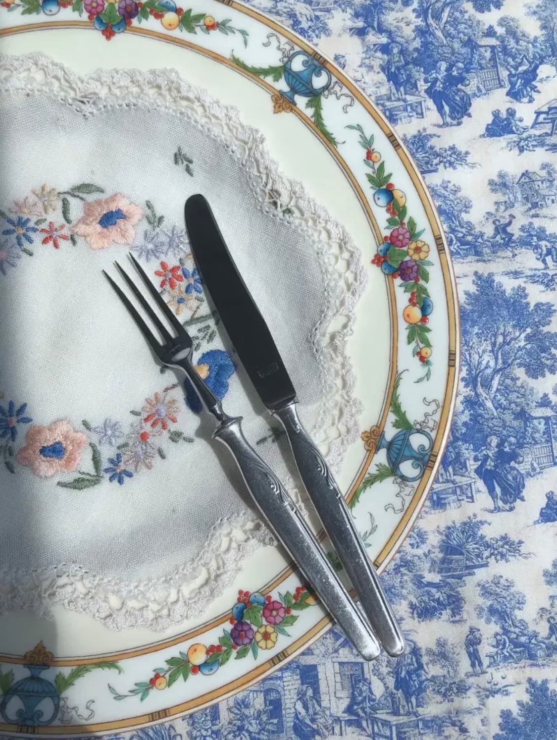 독일 빈티지 실버90 디저트 커트러리세트 상품이미지1