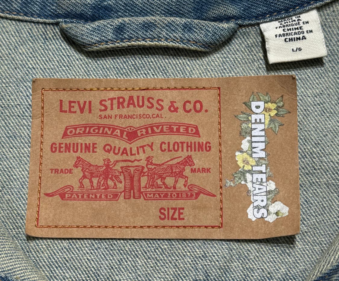 리바이스 X 데님티어스 Type-2 라이트 워시 데님자켓 상품이미지5