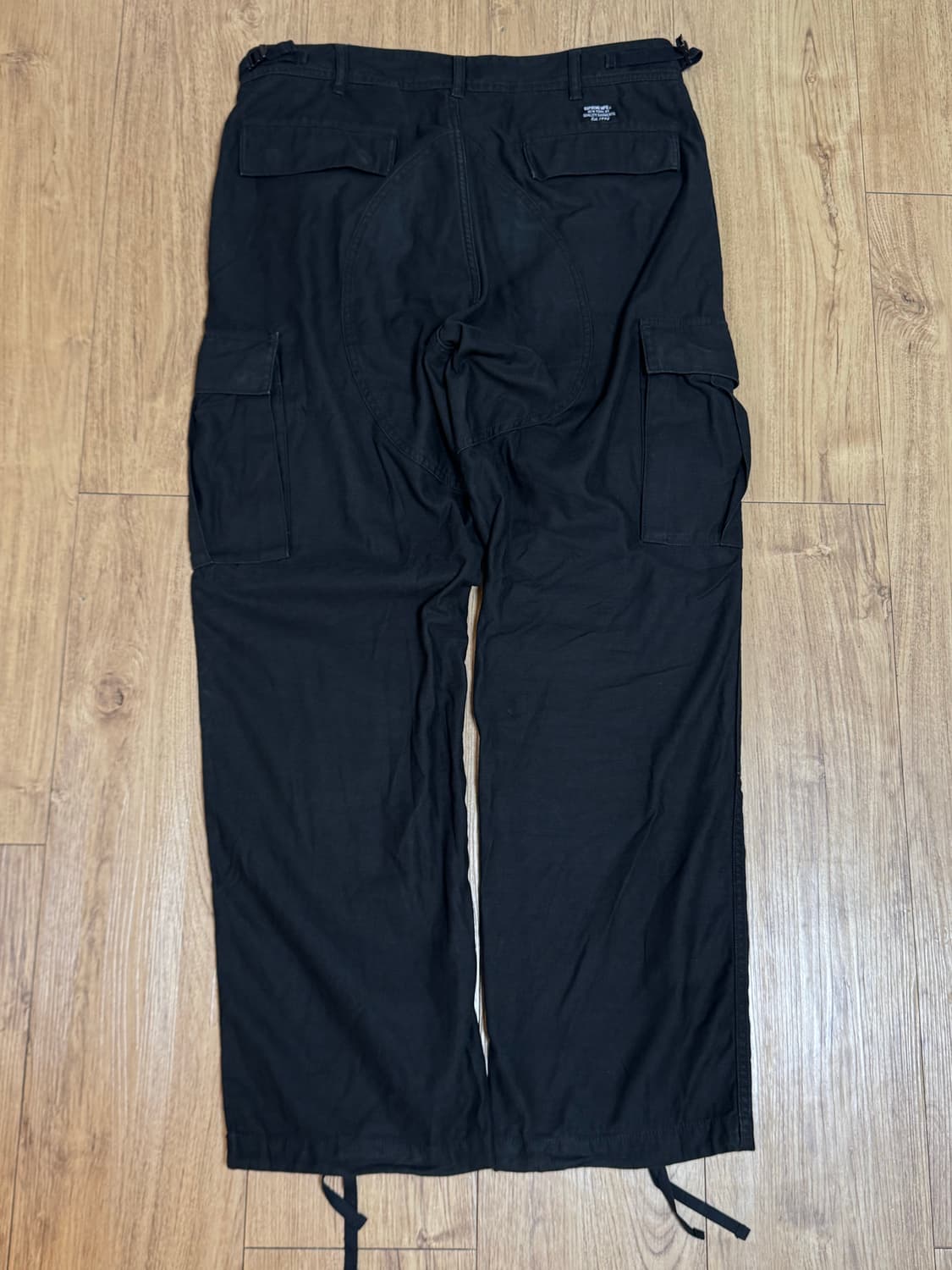 [32]슈프림 더블니 카고팬츠 블랙 상품이미지4