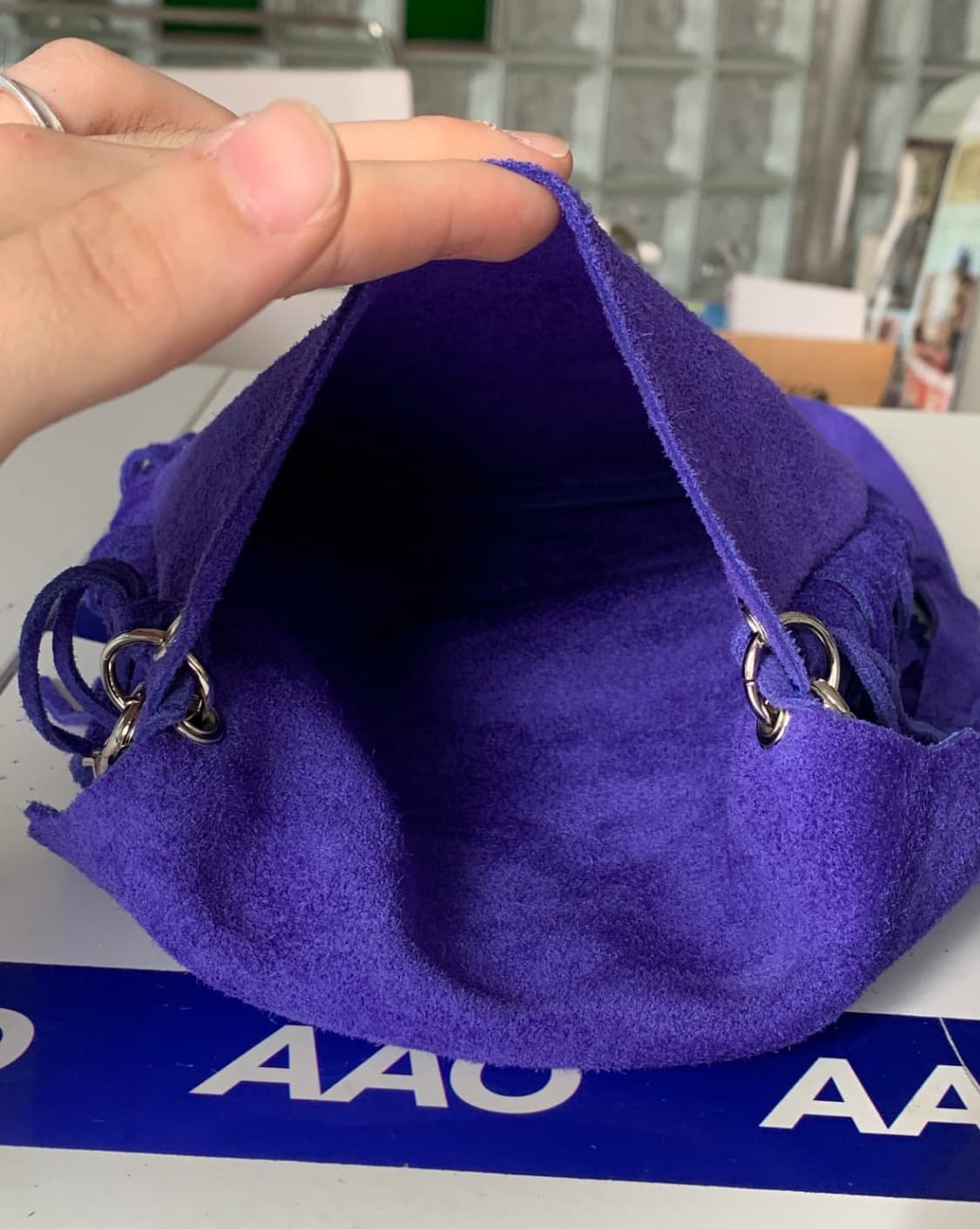 BAG FRINGE L 스웨이드프린지백 상품이미지3