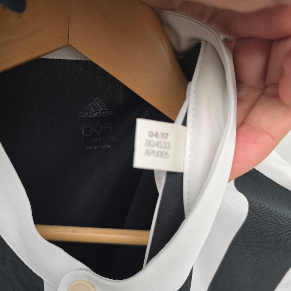 아디다스 유벤투스 17-18 홈 져지 유니폼 반팔 티셔츠 상품이미지10