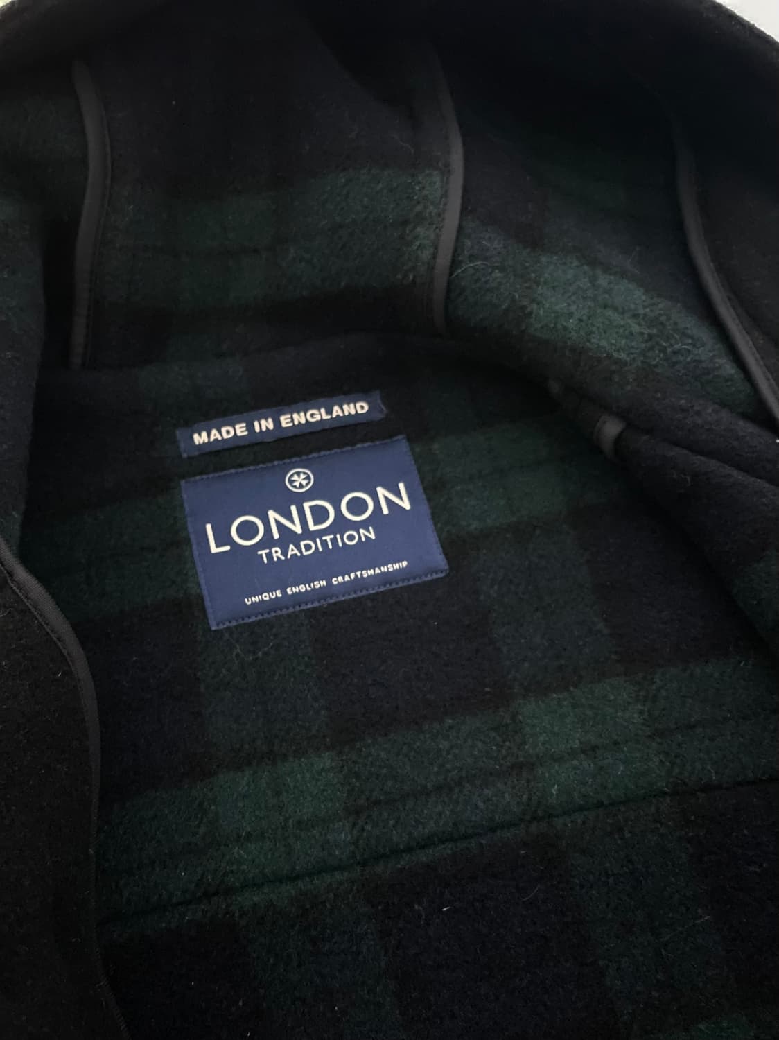 London tradition 런던 트레디션 블랙 떡볶이 코트 44 상품이미지3