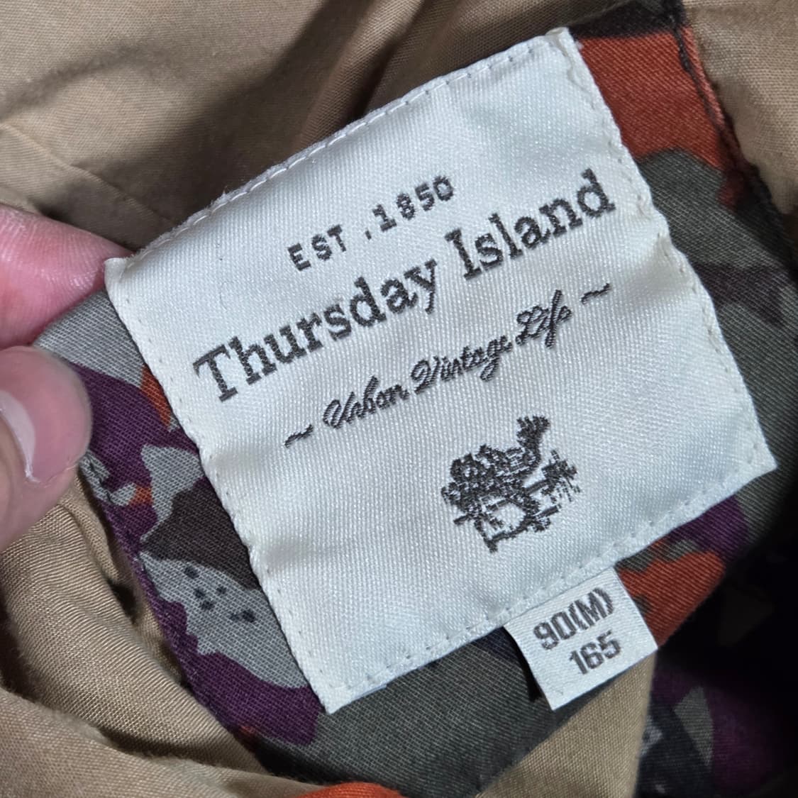 썰스데이 아일랜드 플라워 카모 야상 자켓 상품이미지7