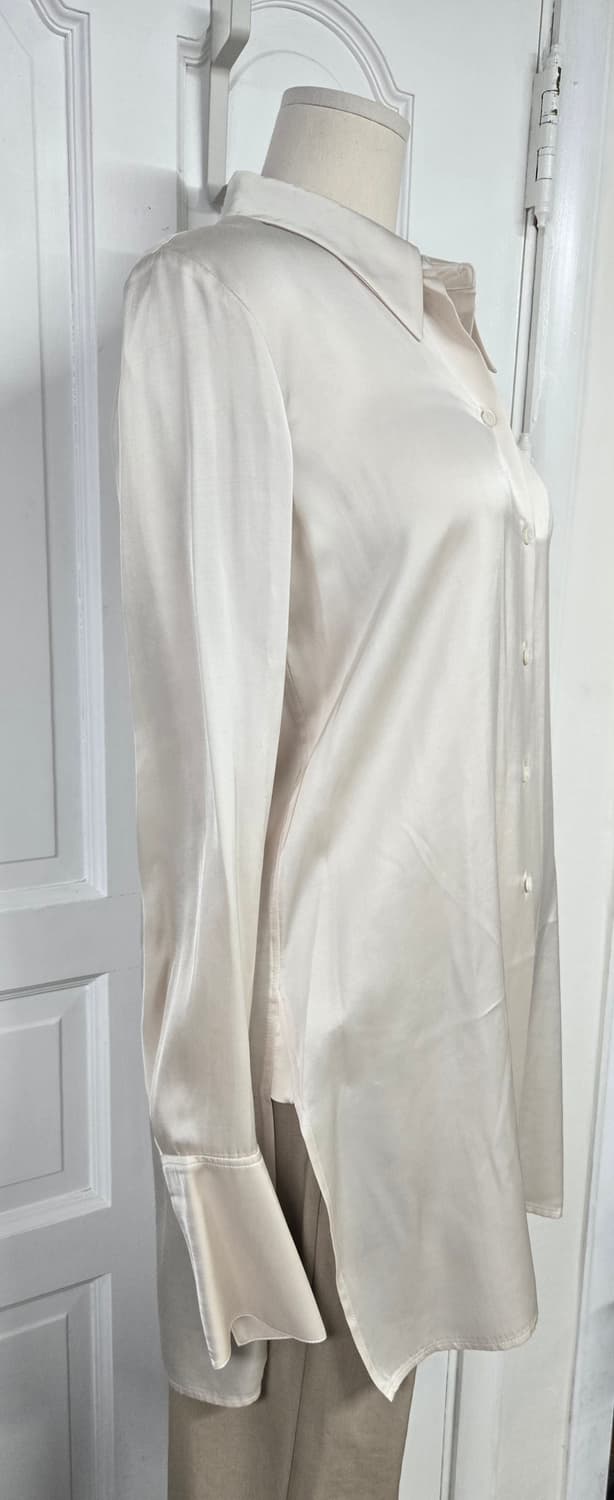 새상품)로우클래식 실키셔츠 상품이미지5