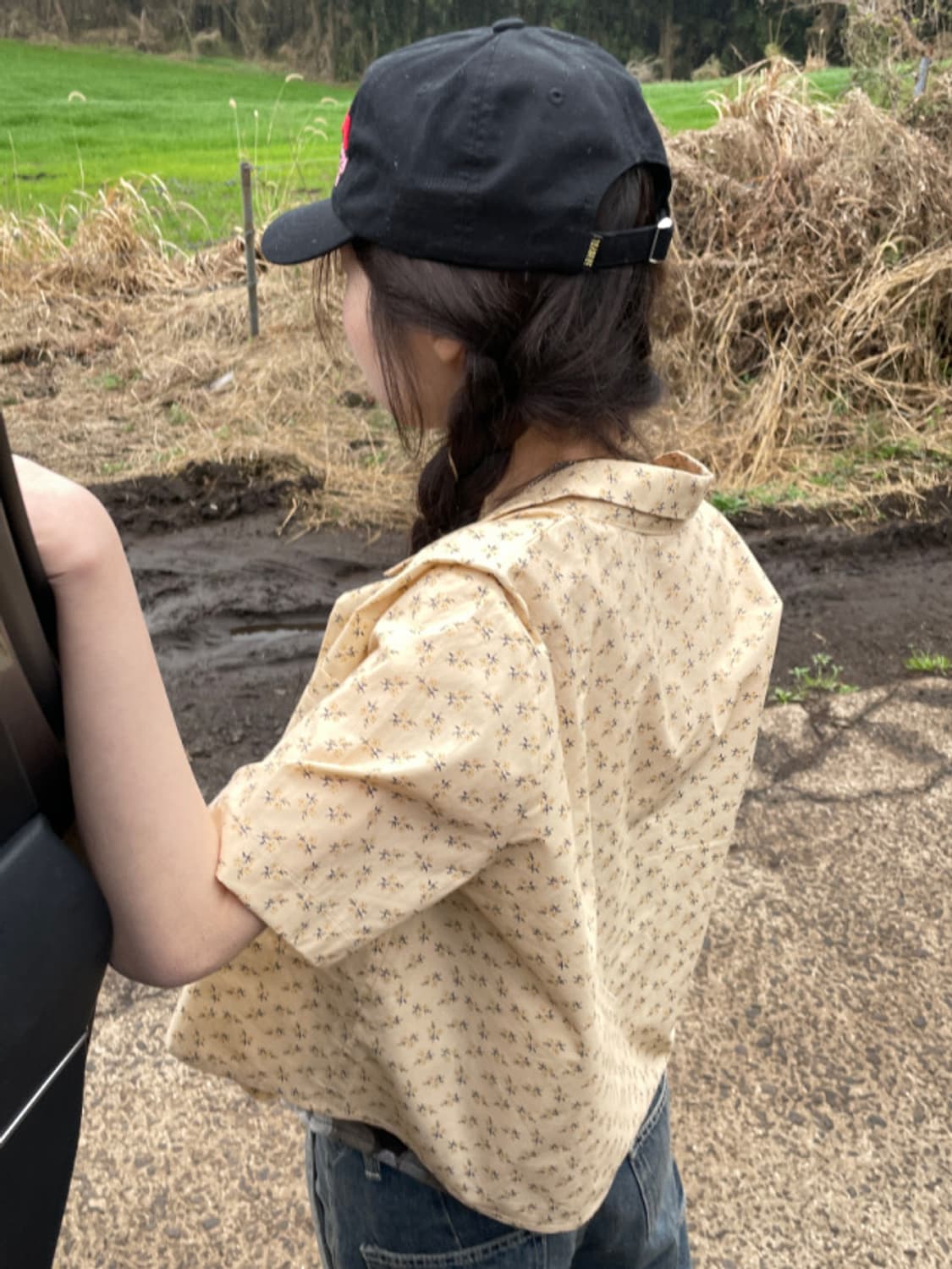 김아홉 lemon flower half shirt 셔츠 상품이미지4