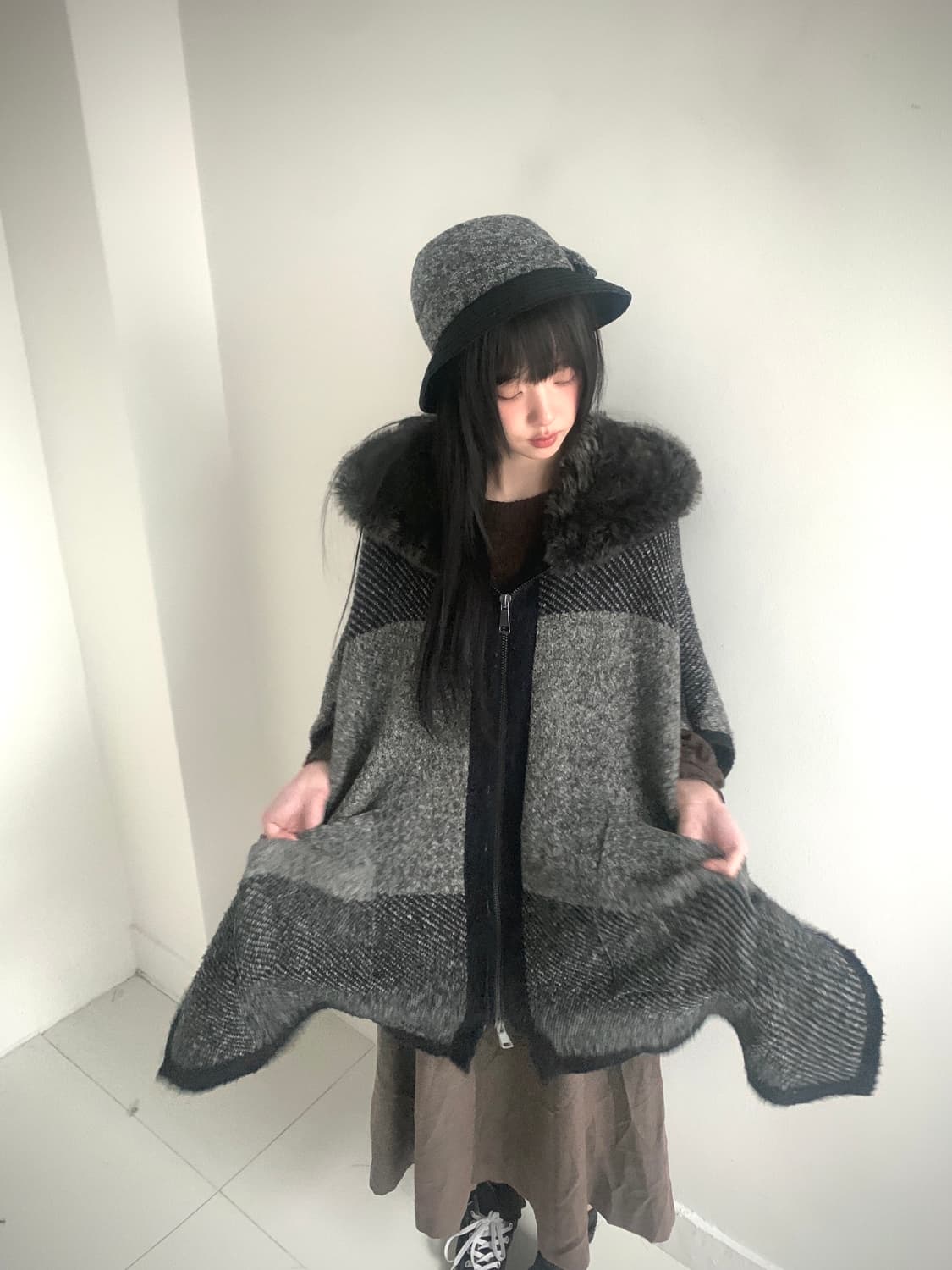 Cape fur coat 상품이미지3