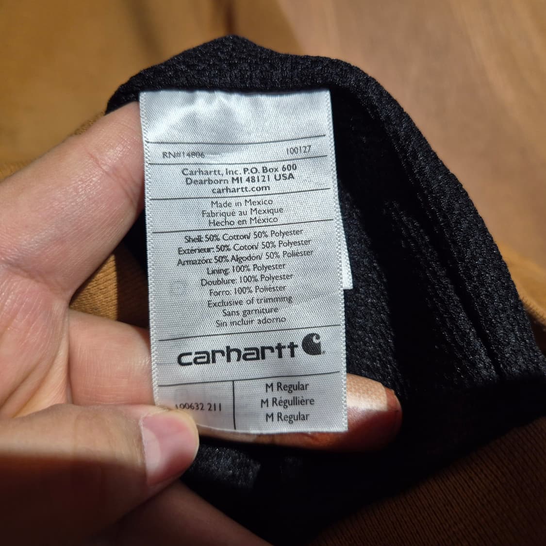 칼하트 헤비 후드 집업 M  상품이미지4
