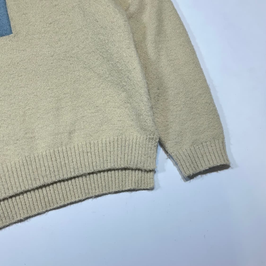 새터 나폴리 브러쉬 알파카 니트 클라우드 아이보리 상품이미지4