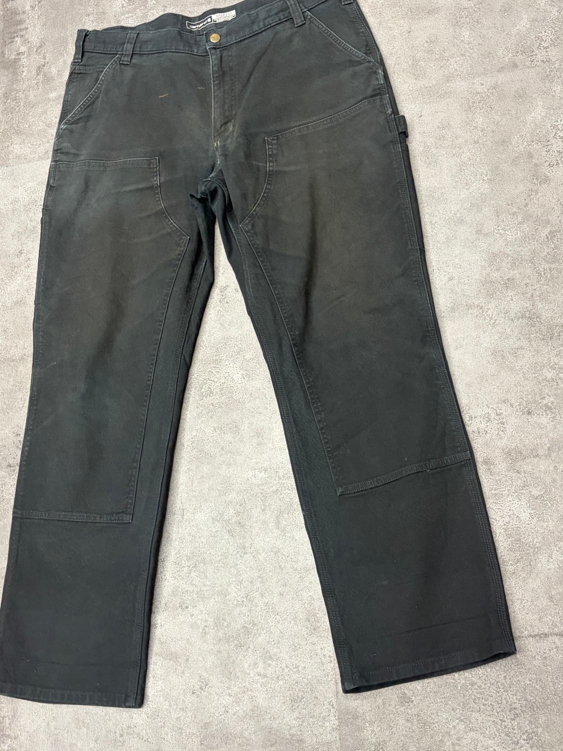 칼하트 더블니 팬츠 블랙 blk 상품이미지3