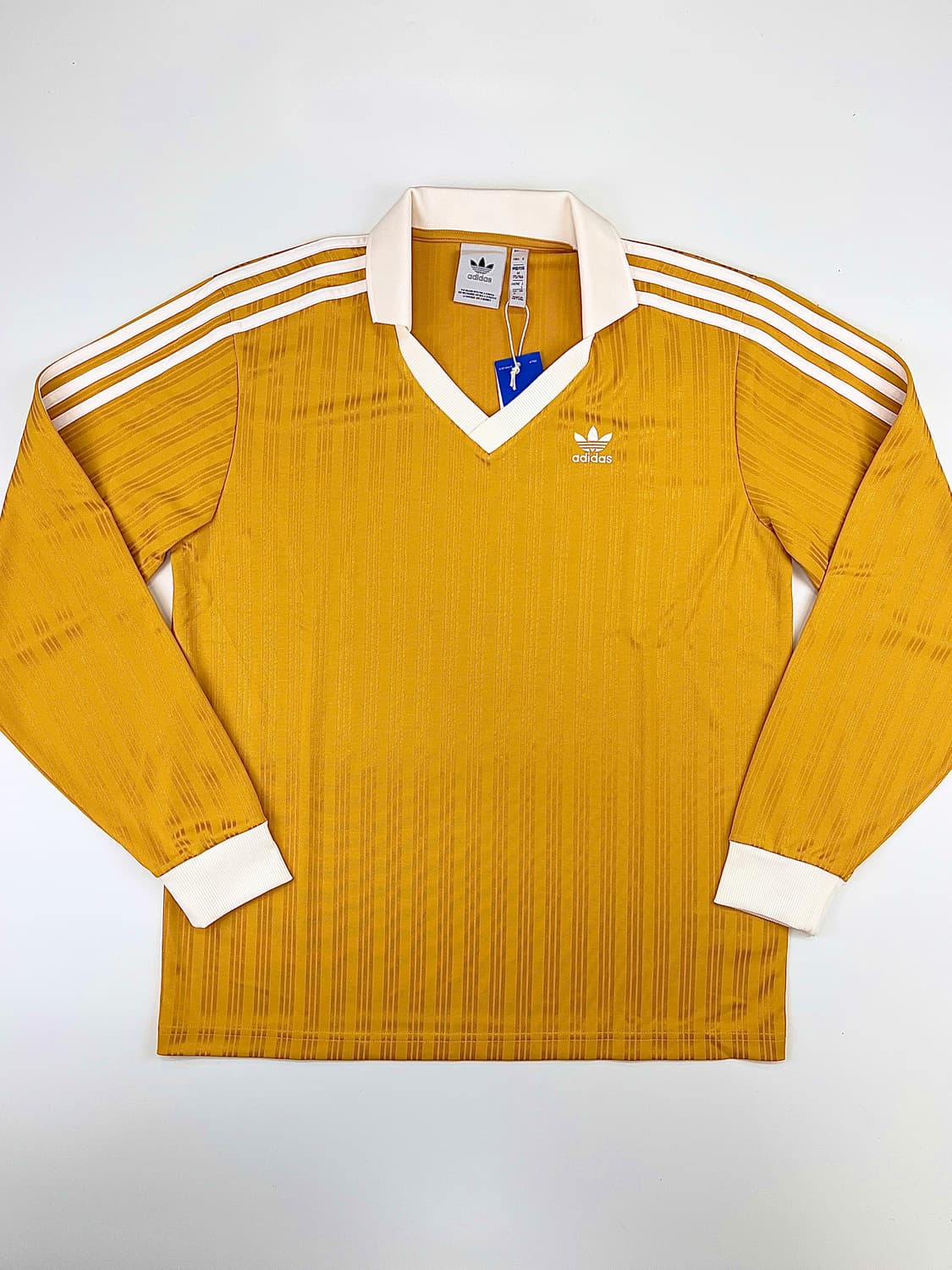 아디다스 아디컬러 피케 풋볼 롱슬리브 티셔츠 프리러브 옐로우 상품이미지2