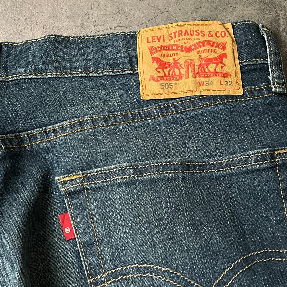 LEVI'S 리바이스505 레귤러 스트레이트핏 데님 팬츠 A00352 상품이미지7