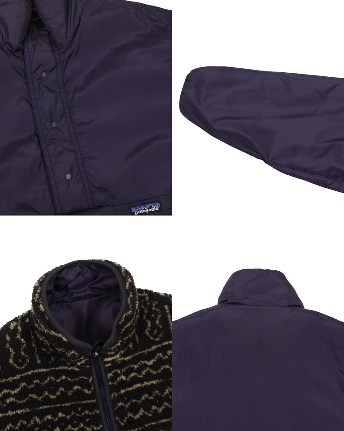 1995 USA 파타고니아 리버시블 글리세이드 자켓 말리 빈티지 미국제 상품이미지8