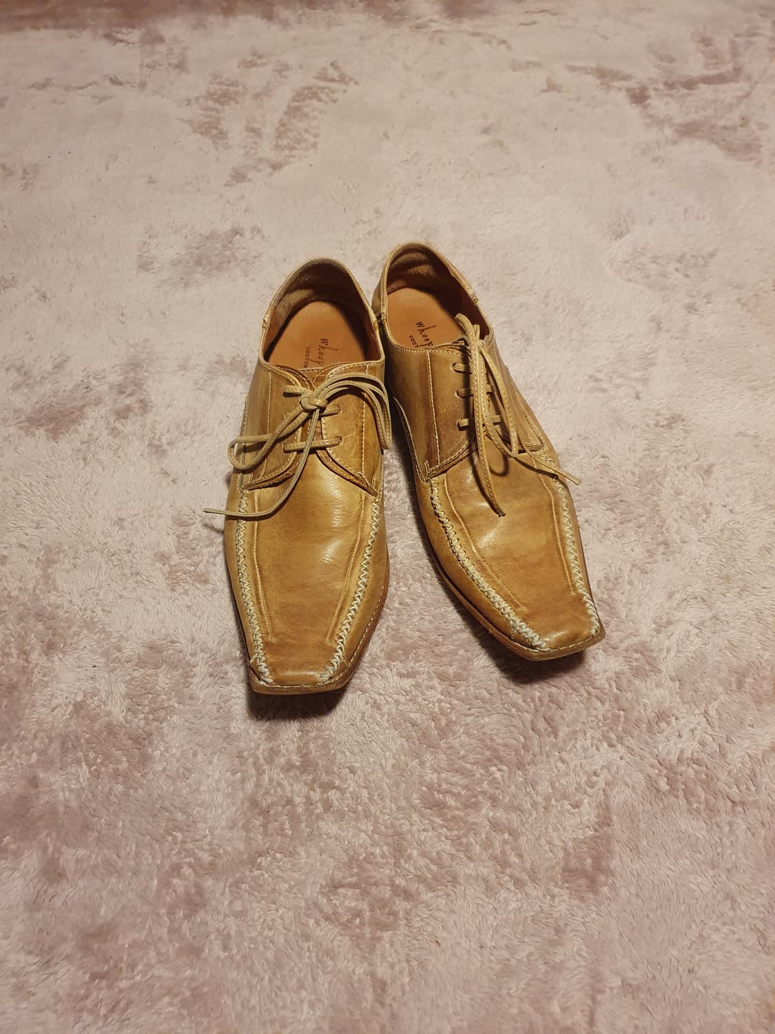 Whoop de doo stitched leather shoes 상품이미지2