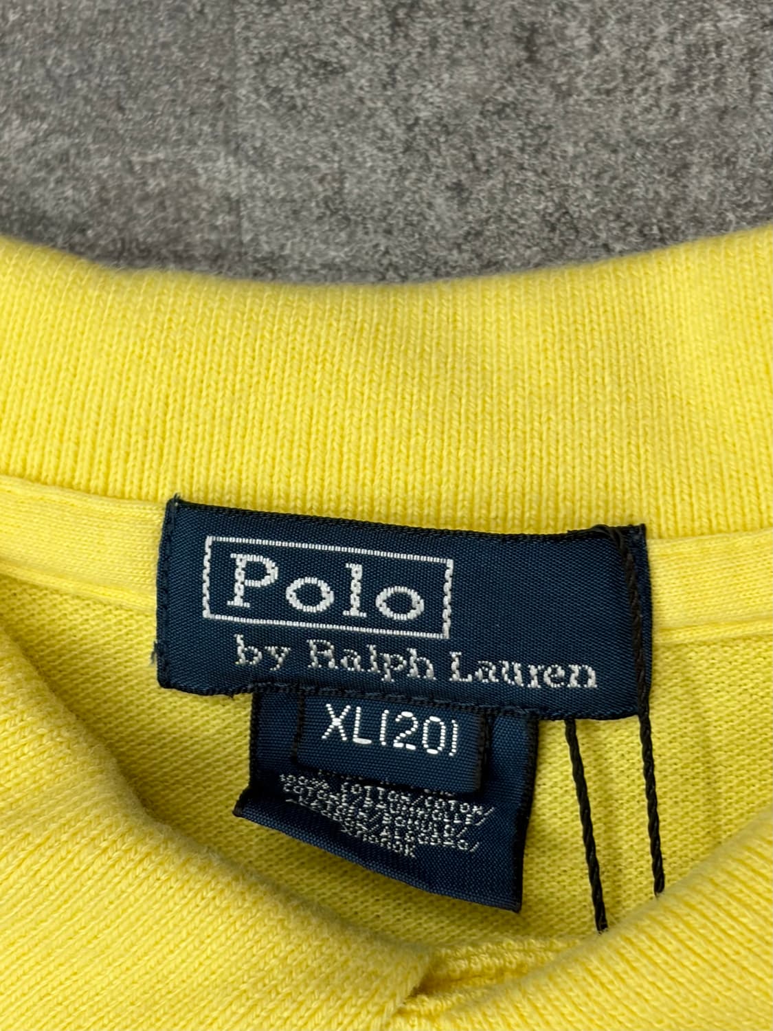 폴로 랄프로렌 빅포니 옐로우 반팔 폴로티셔츠 상품이미지6