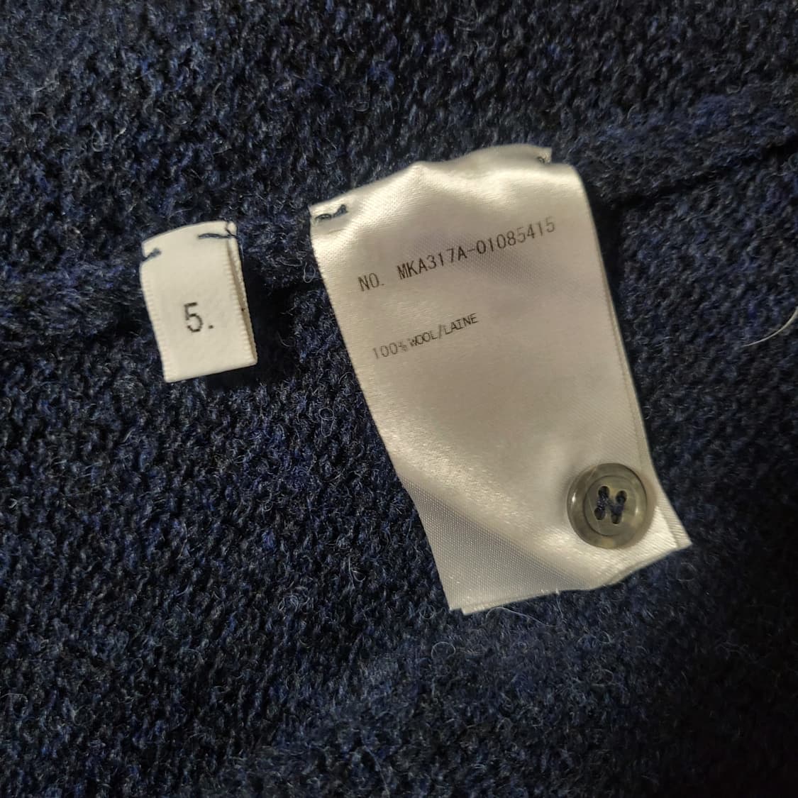 [새상품급] 5 / 톰브라운 사선완장 셰틀랜드 니트 상품이미지5