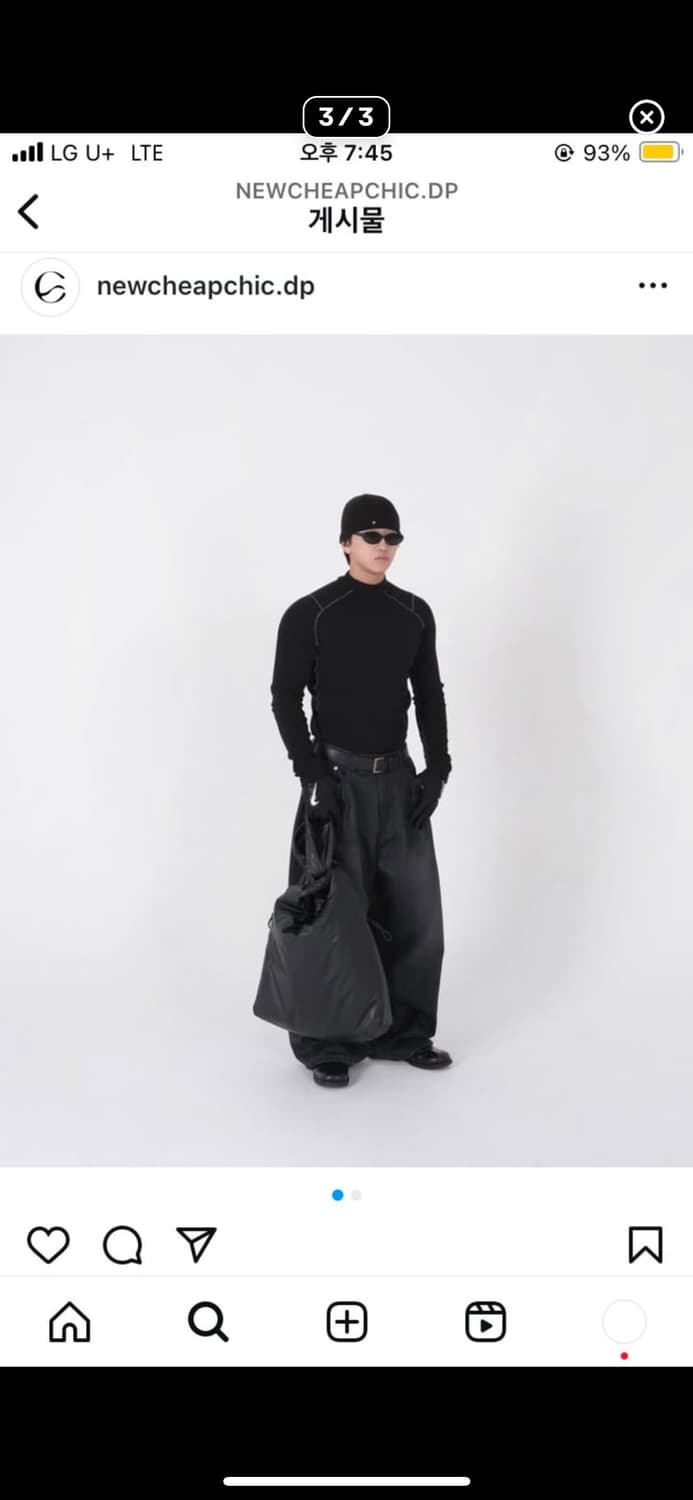 뉴치프시크 dp armor long sleeve 블랙 상품이미지3