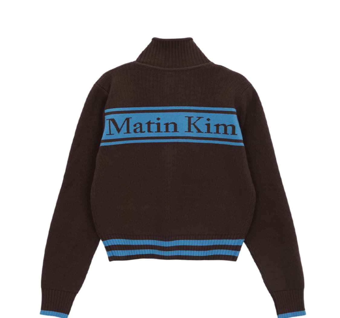 Matin Kim, 마뗑킴 스펠 포인트 스트라이프 가디건 상품이미지2