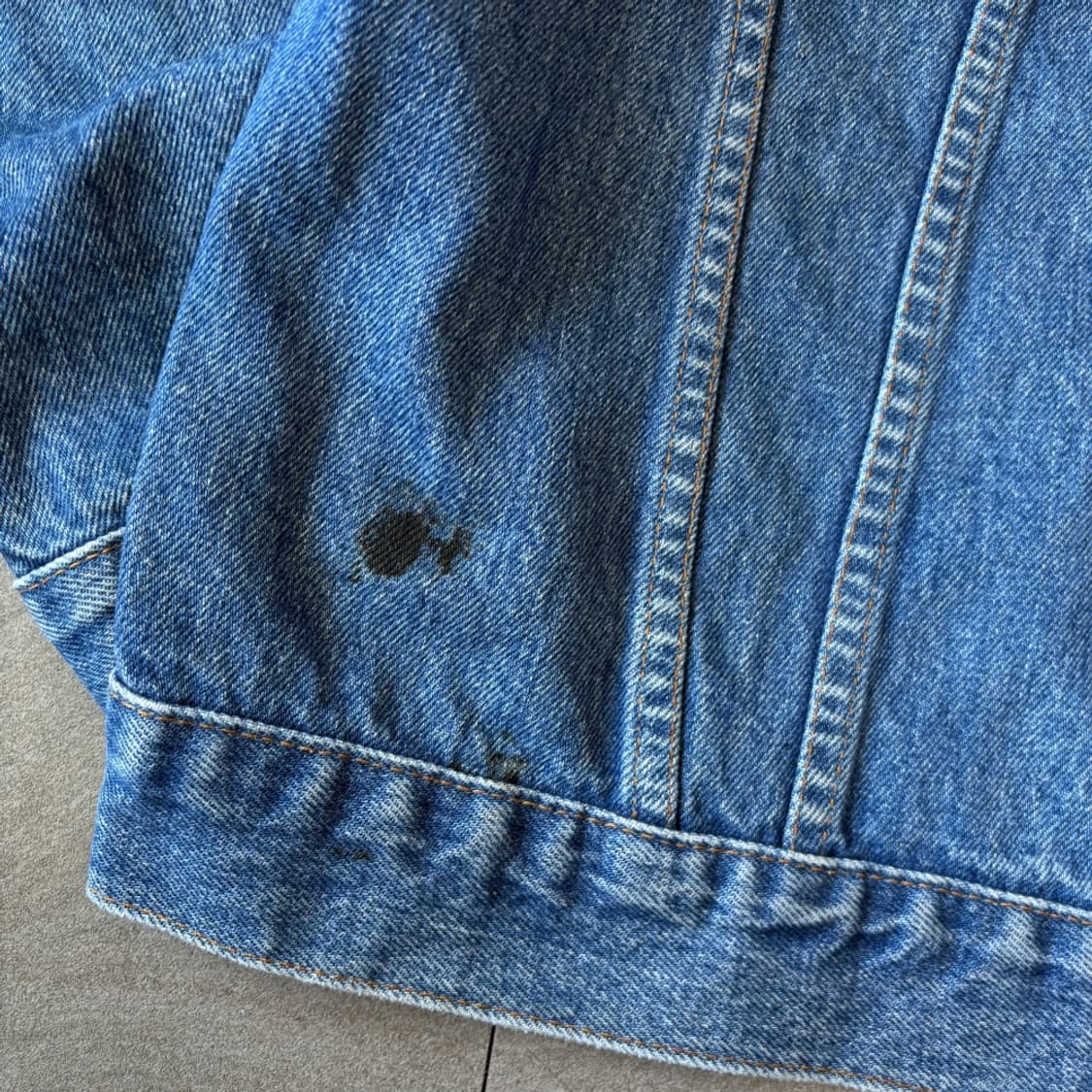 80년대 캐나다 생산 리바이스 75505 트러커 데님 자켓 상품이미지3