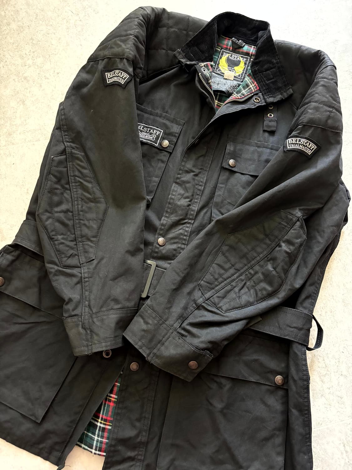 90's 벨스타프 Trialmaster 모터사이클 자켓 XL(105) 상품이미지5