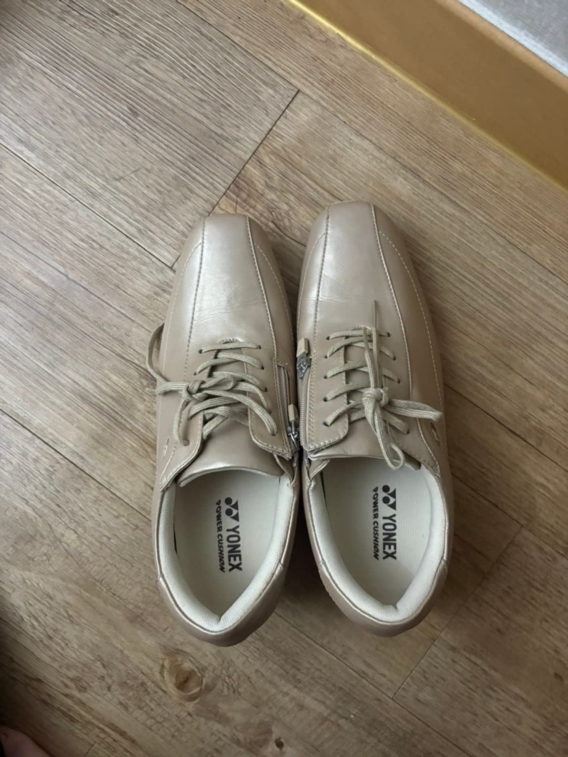 Dusty Pink Beige Wedge Sneakers 상품이미지2