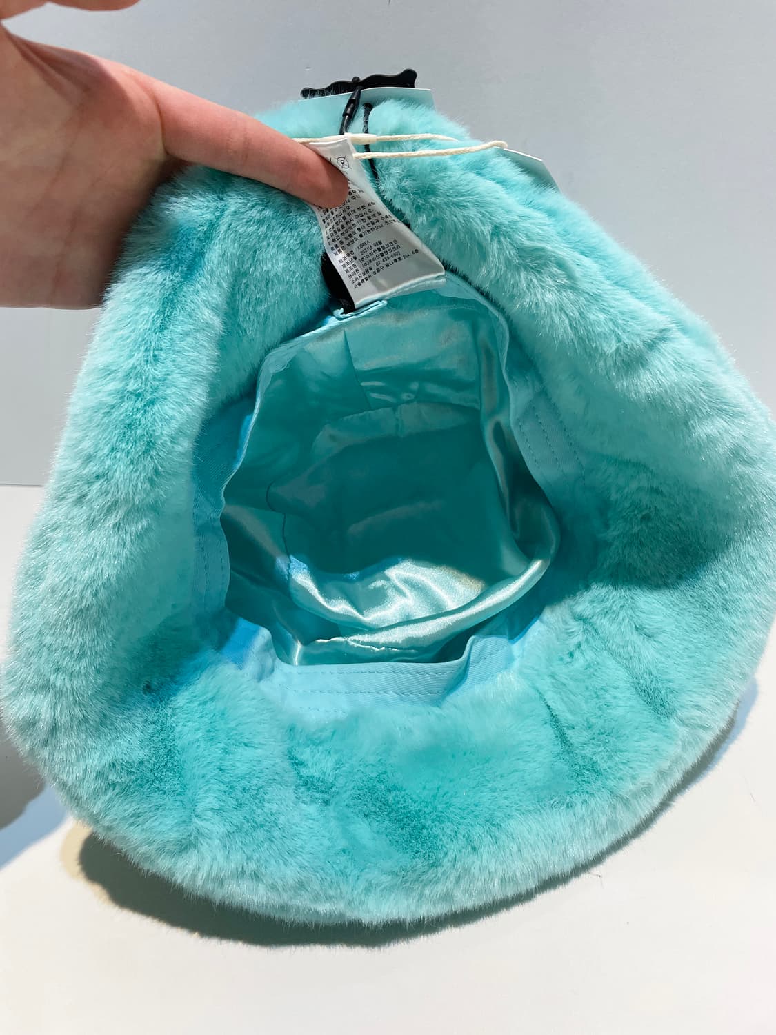 YOUHEE 유희 퍼 버킷햇 미사용 새 상품 A1408 상품이미지5