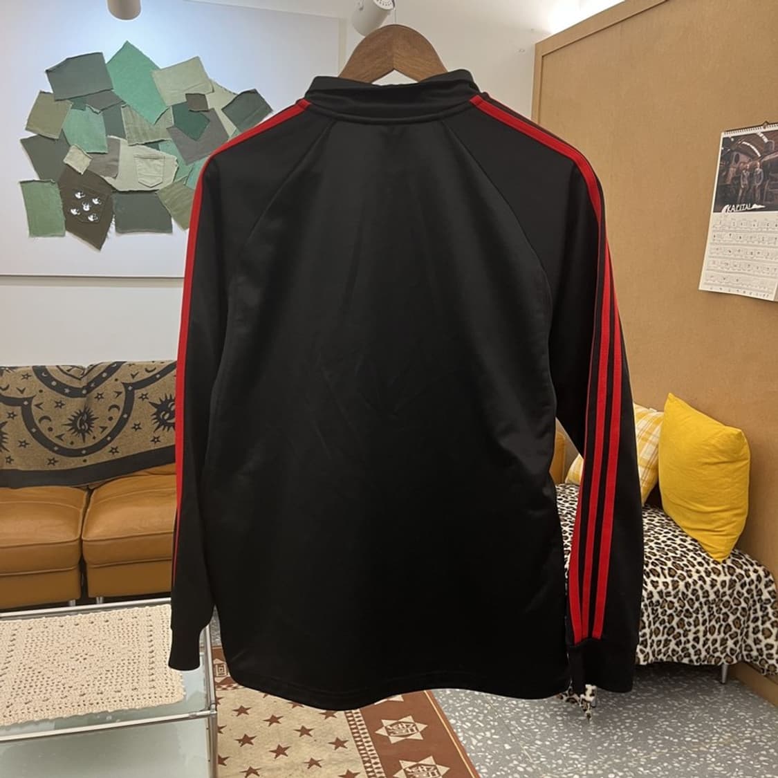 아디다스 올드스쿨 레트로 Y2K 검빨 져지 집업 100 C09960 상품이미지4