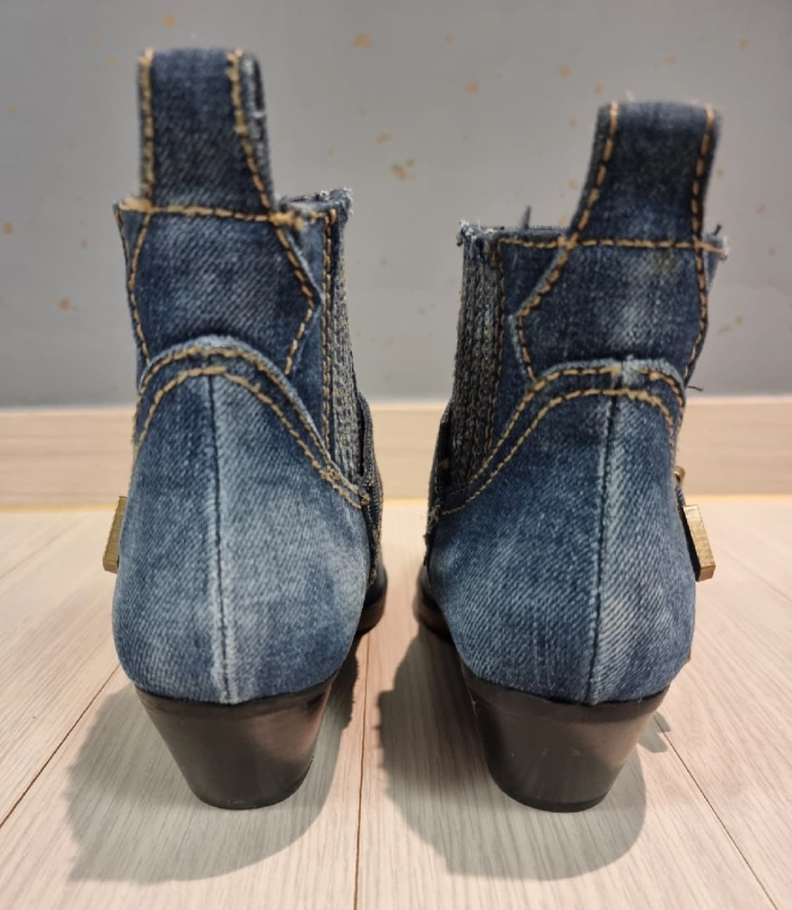 GEUSS  게스 데님 웨스턴 부츠 새상품  상품이미지4