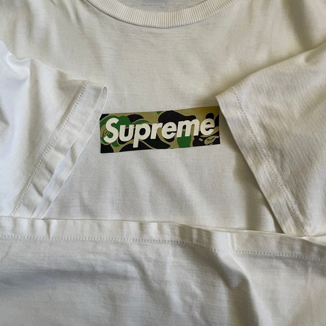 슈프림x베이프 OG 1998 박스로고 반팔티 상품이미지5