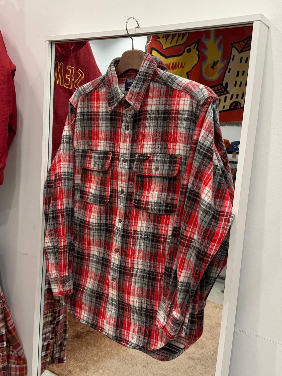 Wrangler 랭글러 플란넬 체크 셔츠 상품이미지1