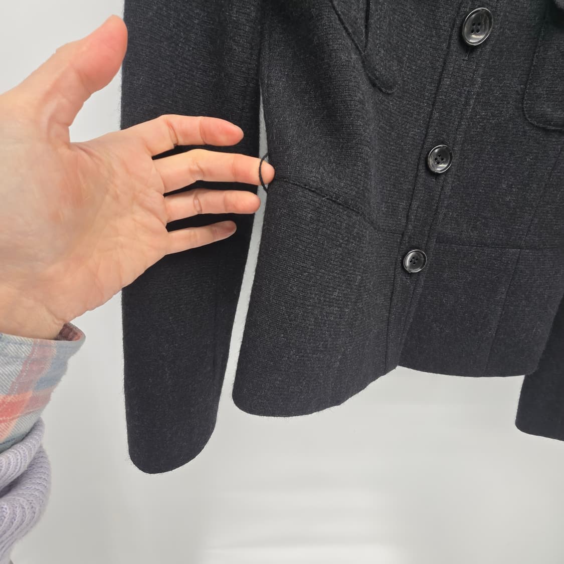 ASHY ROVE 울 앙고라 자켓 일본빈티지 상품이미지3